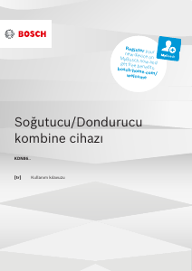 Kullanım kılavuzu Bosch KDN86AWF1N Donduruculu buzdolabı