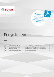 Manuale Bosch KGN392WDF Frigorifero-congelatore