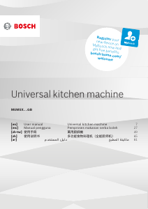 Manual Bosch MUM5XW40G Stand Mixer