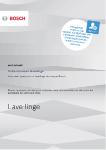 Mode d’emploi Bosch WAT28709FF Lave-linge