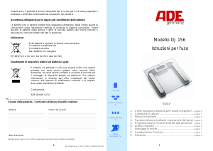 Manuale ADE DJ 156 Bilancia