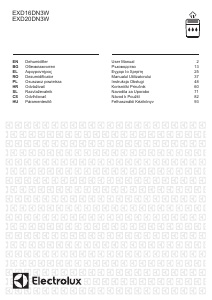 Priročnik Electrolux EXD20DN3W Razvlaževalnik