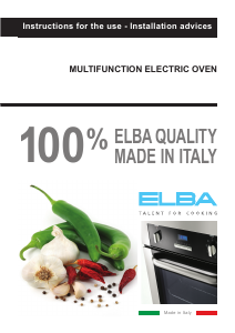 Manual Elba E59 TURBO Oven