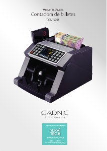 Manual de uso Gadnic CONT0006 Contadora de billetes