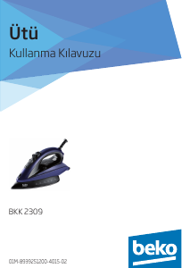 Kullanım kılavuzu BEKO BKK 2309 Ütü