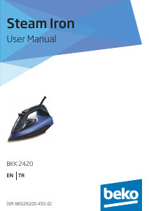 Manual BEKO BKK 2420 Iron