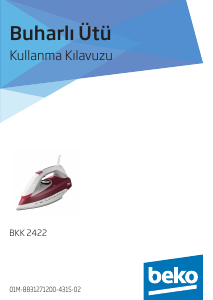 Kullanım kılavuzu BEKO BKK 2422 Ütü