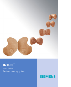 Handleiding Siemens Intuis ITE Hoortoestel