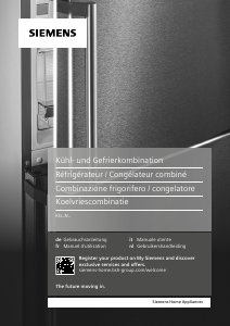 Manuale Siemens KG39NAICT Frigorifero-congelatore