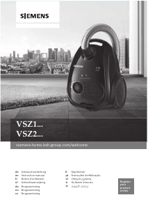 Manual Siemens VSZ2V3171 Vacuum Cleaner