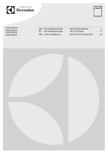 Brugsanvisning Electrolux ESF2300OH Opvaskemaskine