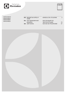 Manual Electrolux ESF2300OK Maşină de spălat vase