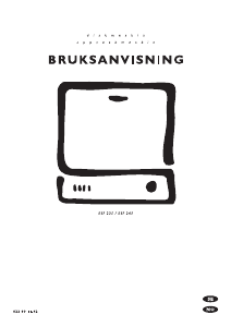 Bruksanvisning Electrolux ESF235 Oppvaskmaskin