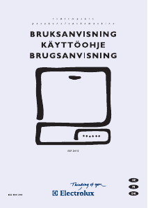 Bruksanvisning Electrolux ESF2410 Diskmaskin