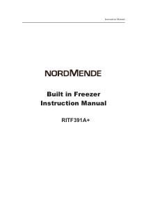 Manual Nordmende RITF391A Freezer