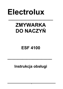 Instrukcja Electrolux ESF4100 Zmywarka