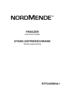 Manual Nordmende RTF245WHA Freezer