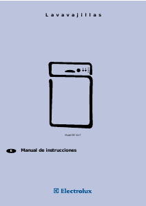 Manual de uso Electrolux ESF4127 Lavavajillas