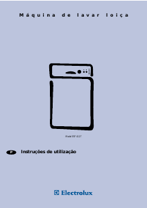 Manual Electrolux ESF4127 Máquina de lavar louça