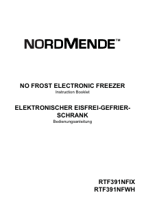 Manual Nordmende RTF391NFIX Freezer