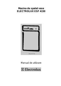 Manual Electrolux ESF4150 Maşină de spălat vase