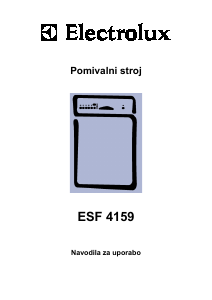 Priročnik Electrolux ESF4159 Pomivalni stroj