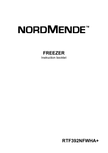 Manual Nordmende RTF392NFWHAPLUS Freezer