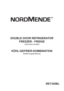 Manual Nordmende RET345BL Fridge-Freezer