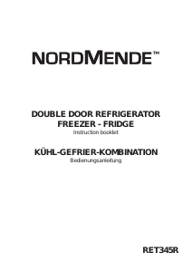 Manual Nordmende RET345C Fridge-Freezer