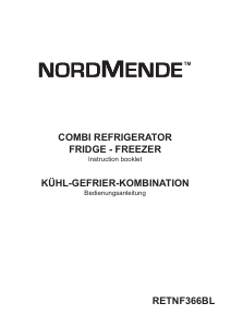 Manual Nordmende RETNF366BL Fridge-Freezer