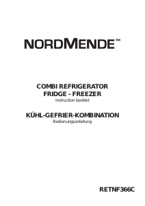 Handleiding Nordmende RETNF366C Koel-vries combinatie