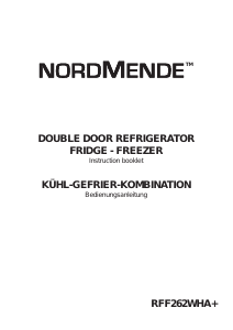 Manual Nordmende RFF262SLA Fridge-Freezer