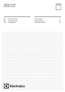 Használati útmutató Electrolux ESF5511LOW Mosogatógép
