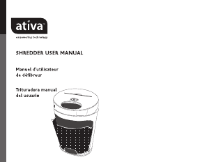 Manual Ativa DQ121MD Paper Shredder