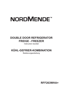 Manual Nordmende RFF263WHAPLUS Fridge-Freezer