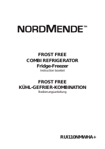 Handleiding Nordmende RFF312NFSLA Koel-vries combinatie