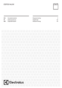 Brugsanvisning Electrolux ESF5514LIW Opvaskemaskine