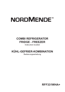 Manual Nordmende RFF331SLA Fridge-Freezer