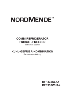Manual Nordmende RFF332SLAPLUS Fridge-Freezer