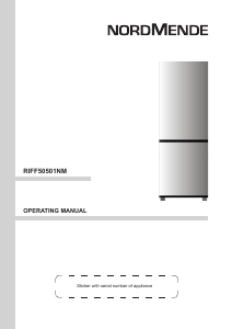 Manual Nordmende RIFF50501NMA Fridge-Freezer