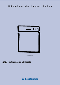 Manual Electrolux ESF6126 Máquina de lavar louça