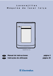 Manual Electrolux ESF6146 Máquina de lavar louça