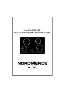 Handleiding Nordmende HCI78FL Kookplaat