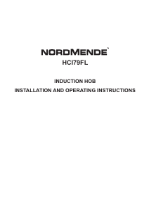 Bedienungsanleitung Nordmende HCI79FL Kochfeld