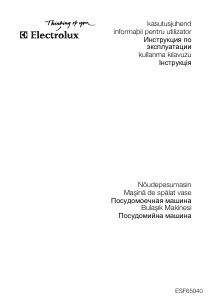 Руководство Electrolux ESF65040W Посудомоечная машина