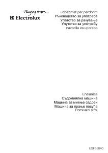 Прирачник Electrolux ESF65040W Машина за миење садови