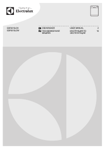 Manual Electrolux ESF6515LOX Dishwasher