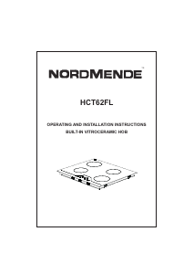 Manual Nordmende HCT62FL Hob