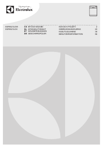 Bedienungsanleitung Electrolux ESF6521LOX Geschirrspüler