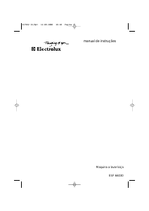 Manual Electrolux ESF66030 Máquina de lavar louça